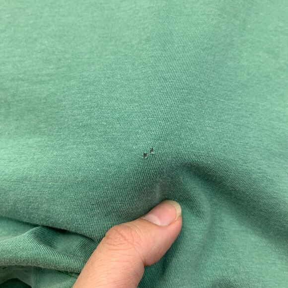 Replay Basic T Shirt Mens L Large Green Sanforized Cotton Union Made In USA Tee - Picture 9 of 16